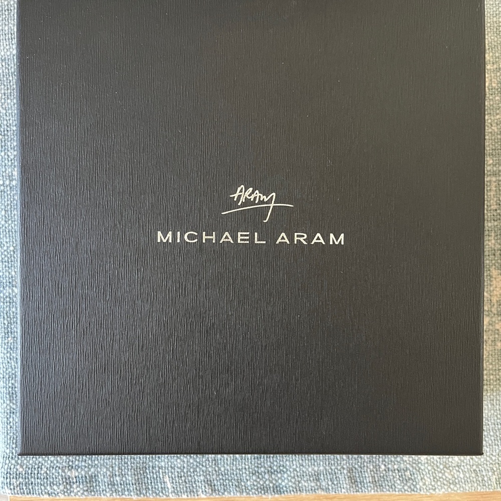 Michael Aram Black Box with White Logo